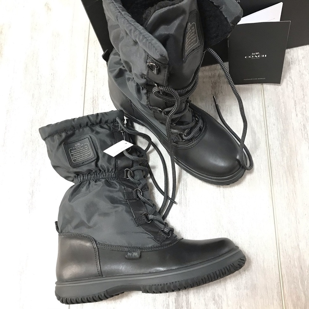 NWB Coach SAGE Winter Boots Sz 6.5 - Picture 6 of 8